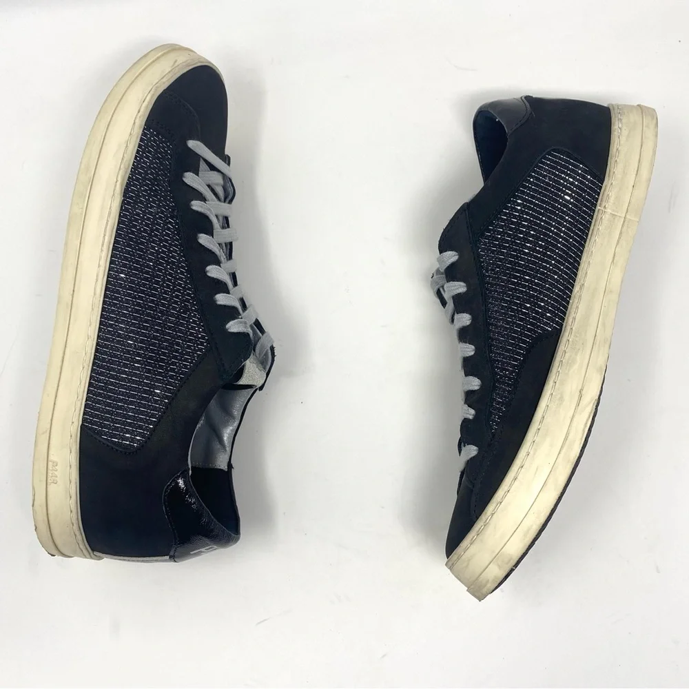 P448 John Sneakers in Blitz Leather and Metallic - Picture 3 of 12